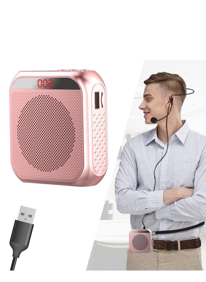 كاست ويف مضخم صوت محمول قابل لإعادة الشحن مع سماعة ميكروفون سلكية  - Image 2