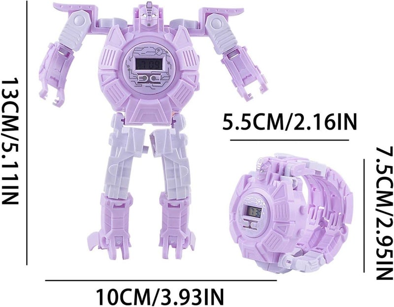 klarako Transformers Gaming Robot WatchWearable Deformable Robot Watch Toy, Deformable Gaming Robot Watch Toy, Christmas Interesting Learning Toy for Kids - Image 5