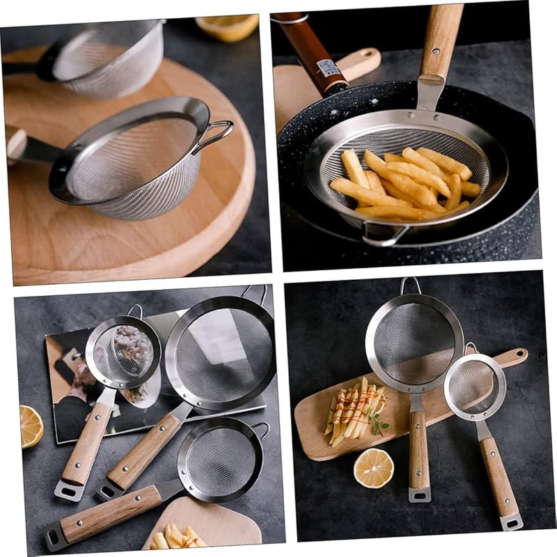 Stainless Steel Skimmer Spoon Long Handle Strainer For Noodles Fried Foods Kitchen Use - Image 3