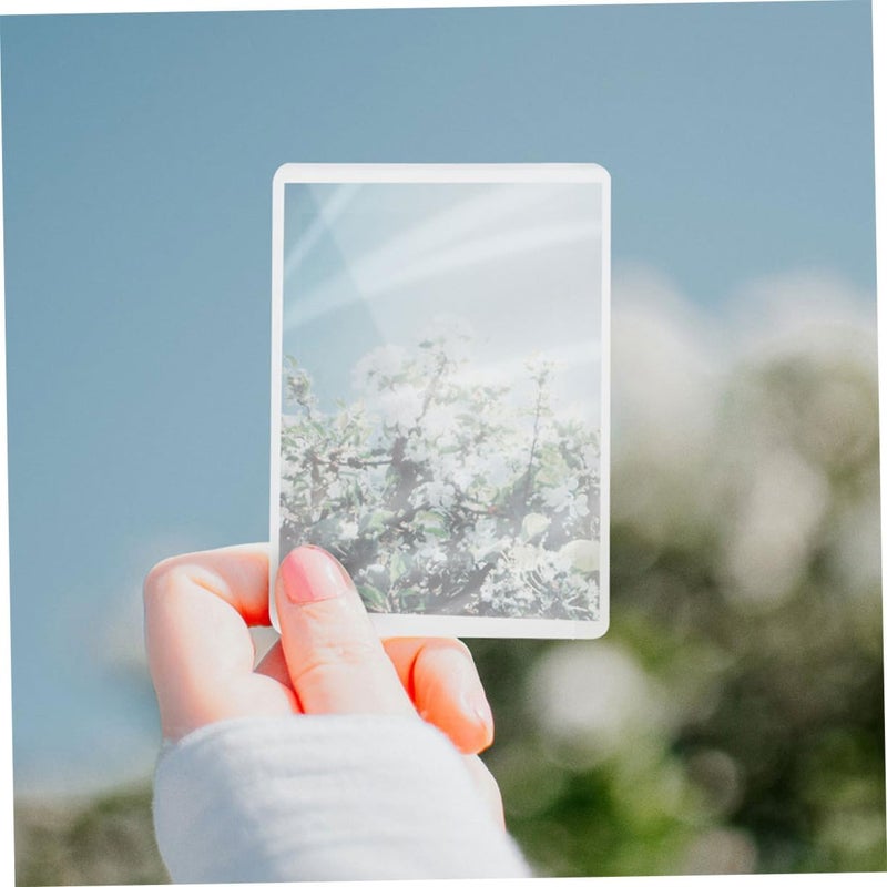 100pcs Craft Finish Laminating Sheets Thermal Laminating Pouches for Cards Document Corner Paper Protector Sheets - Image 4