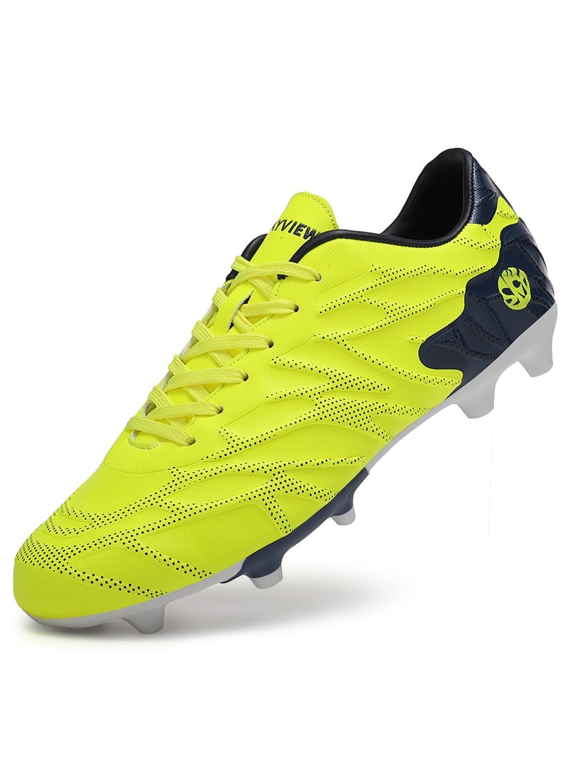 Soccer Cleats for Mens Womens Turf Soccer Shoes Indoor Footall Cleats FG Sole Football Boots Training Sneaker