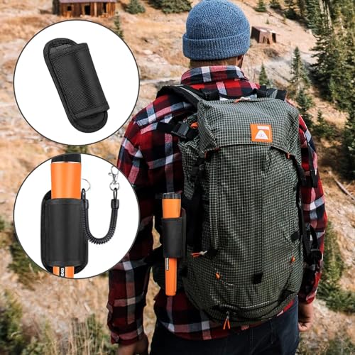 Ketsicart Metal Detector for Gold, Portable Metal Detector LED Pin Pointer, 360° Scan Detector with Buzzer Vibration, Kids Metal Detector Pinpointer (Orange) - Image 4