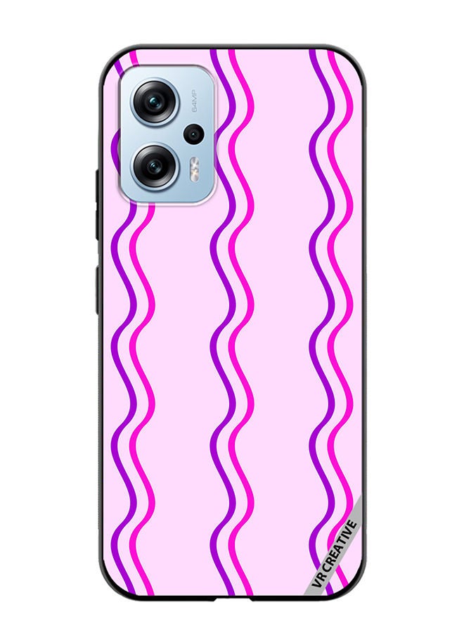 VR CREATIVE Protective Case Cover For Xiaomi Poco X4 GT Strips Design Multicolour - Image 1