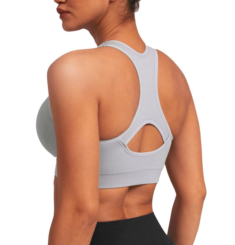 MIRITY Women Racerback Sports Bras - High Impact Workout Gym Activewear Bra - Image 4
