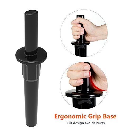 EVERIE Tamper Compatible with Vitamix Classic Standard 64 Oz Containers (9.5‘’ Long Arm), Not Compatible with Low Profile 64 Oz Containers - Image 3