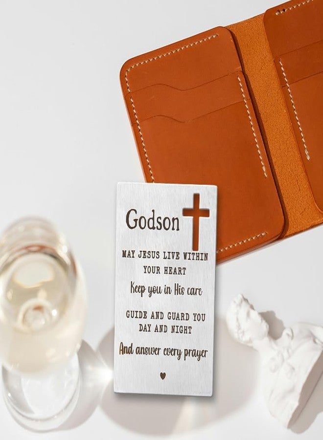Sdopbinbin Godson First Communion Gift for Boys Men Godson Baptism Card Gifts for Boys God Son Godson Confirmation Gifts for Teenage Boys Godson Christening Card Gifts for Boys Godson Christmas Birthday Gifts - Image 3