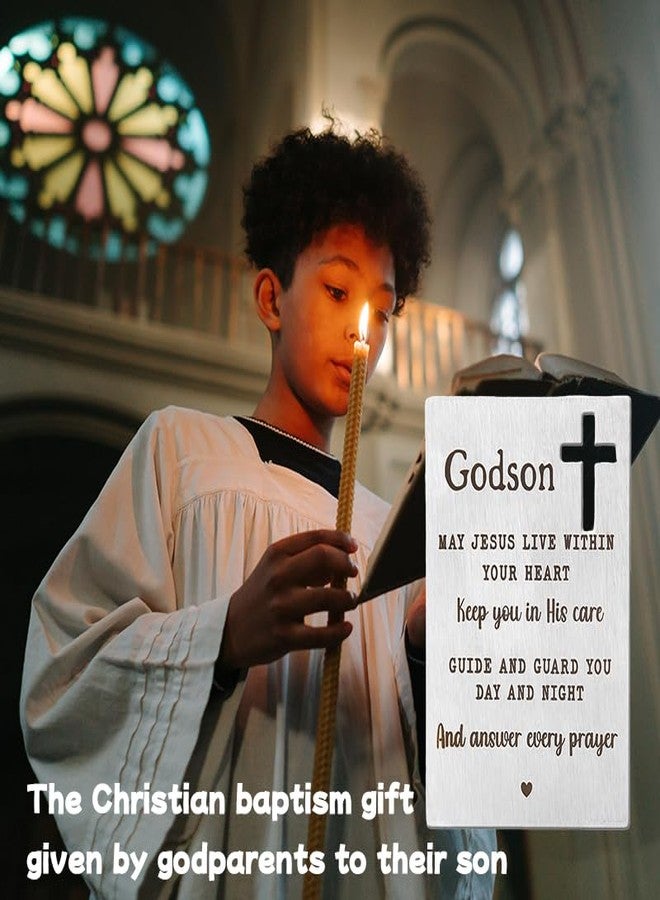 Sdopbinbin Godson First Communion Gift for Boys Men Godson Baptism Card Gifts for Boys God Son Godson Confirmation Gifts for Teenage Boys Godson Christening Card Gifts for Boys Godson Christmas Birthday Gifts - Image 5