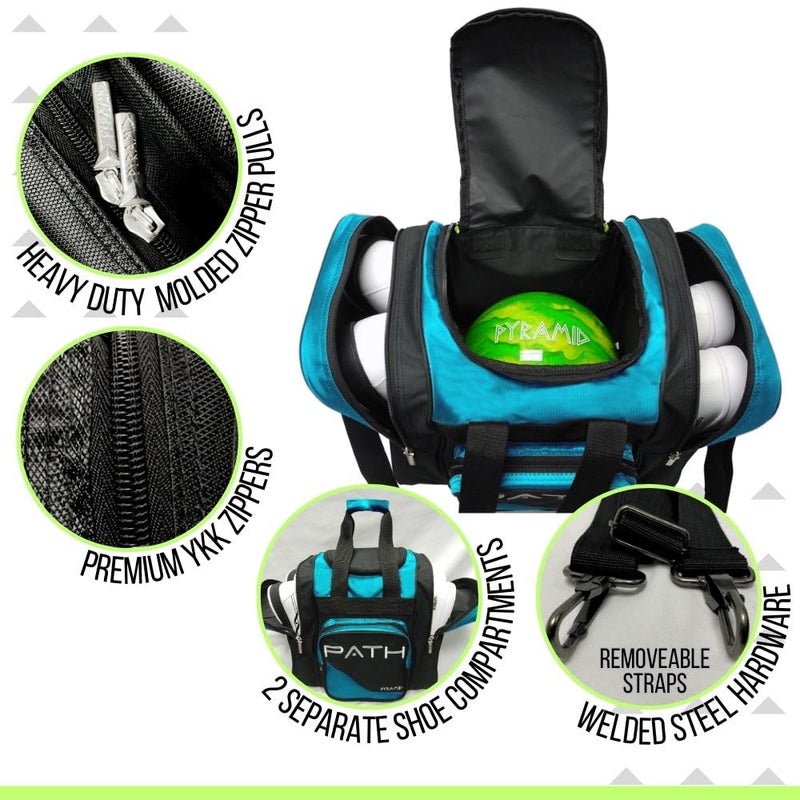 Pyramid Path Pro Deluxe Single Tote (Island Blue) - Image 3