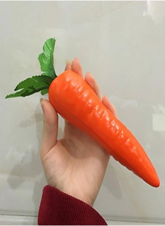 AKDC Simulation Carrot Fruits Artificial Lifelike Fake Vegetables Model Home Improvement Craft Jewellery Kitchen Photography Props Decoration  - Image 5