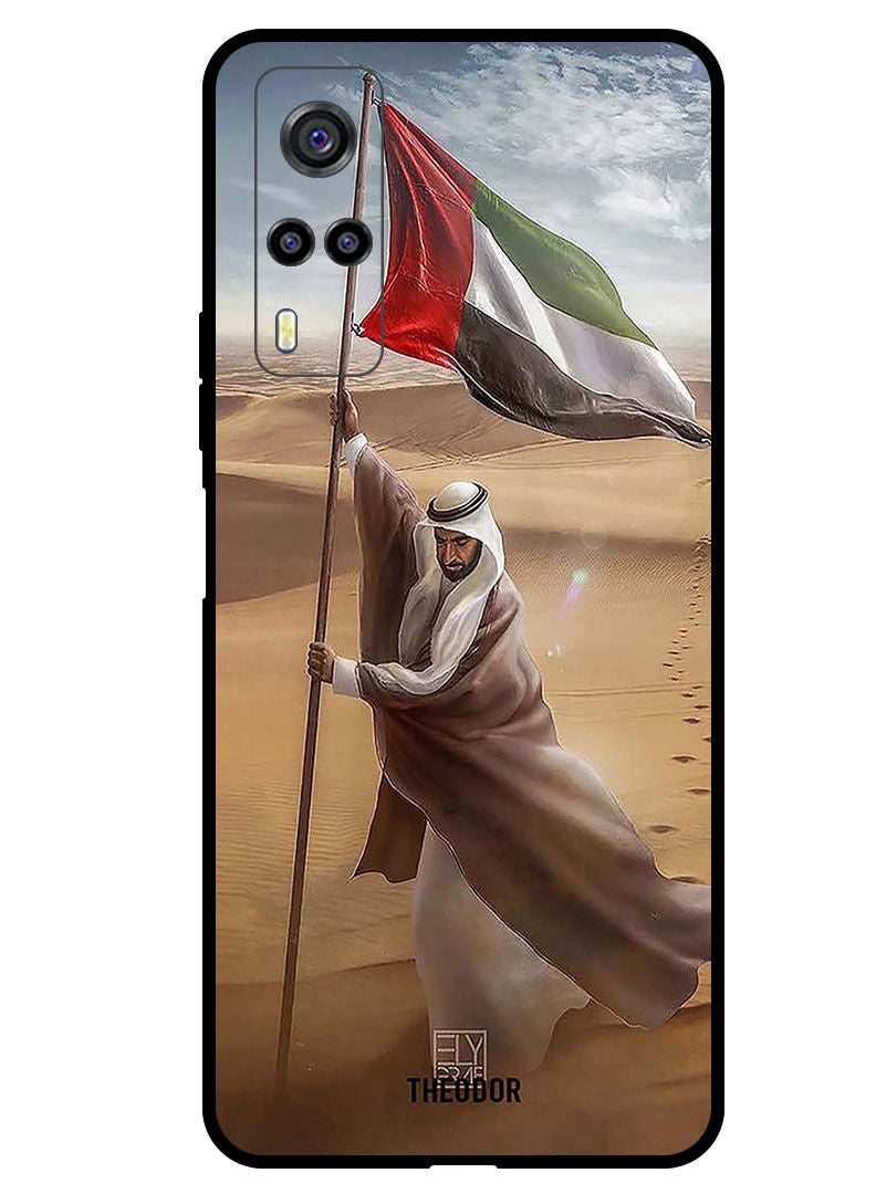 Theodor Protective Case Cover For VIVO Y53S 4G  Sheikh Zayed Flag Desert - Image 1