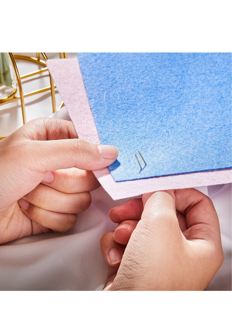 SOLARAE Sewing U-pins, 200 Pcs Needlecrafts Pins, Double Blocking Pins, Stainless Steel Sewing Pins, Multipurpose Straight Pins, for Sewing Jewelry Display Home Decor, DIY Sewing Project (0.9 Inch Long) - Image 4