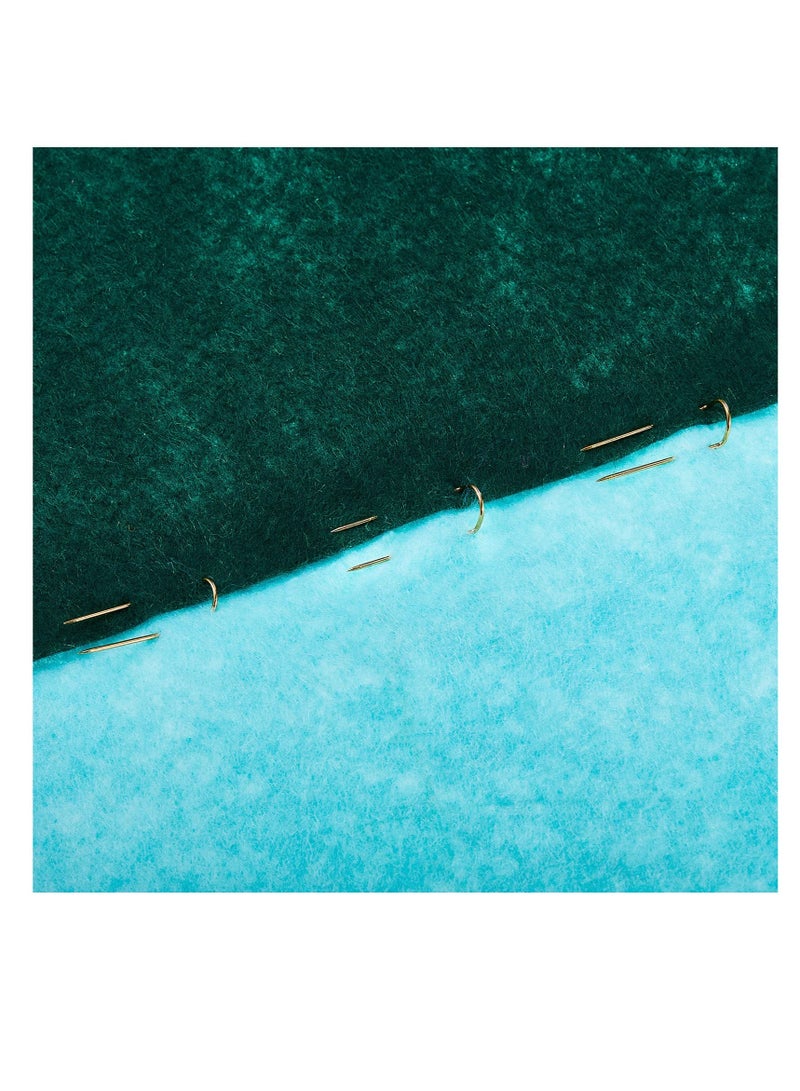 SOLARAE Sewing U-pins, 200 Pcs Needlecrafts Pins, Double Blocking Pins, Stainless Steel Sewing Pins, Multipurpose Straight Pins, for Sewing Jewelry Display Home Decor, DIY Sewing Project (0.9 Inch Long) - Image 5