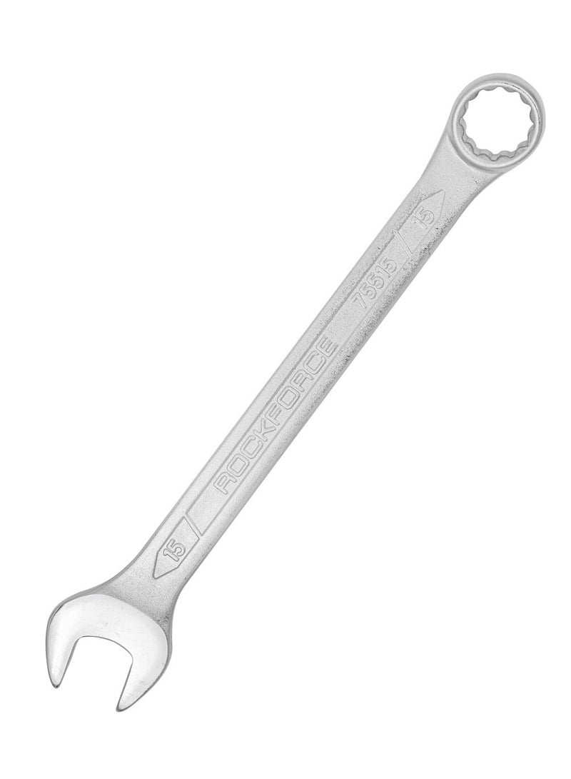 ROCKFORCE CrV 15mm, 12 Point Combination Wrench - Image 1