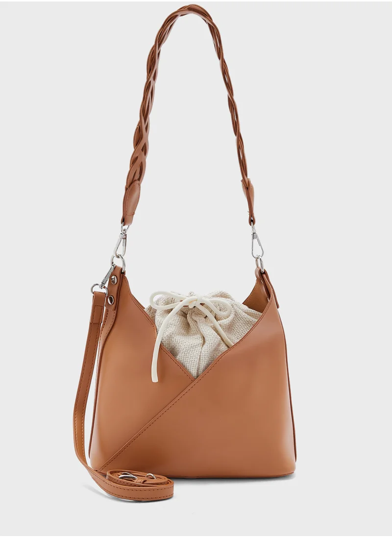 ايلا Drawstring Detail Shoulder Bag