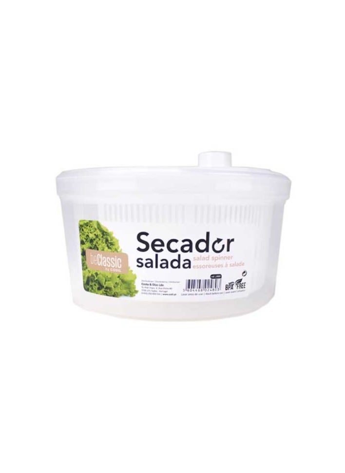 Codil Codil Salad Spinners, Large 4L Salad Rotary Vegetable Washer with Bowl, Colander Quick and Easy Multi-Use  - Image 4