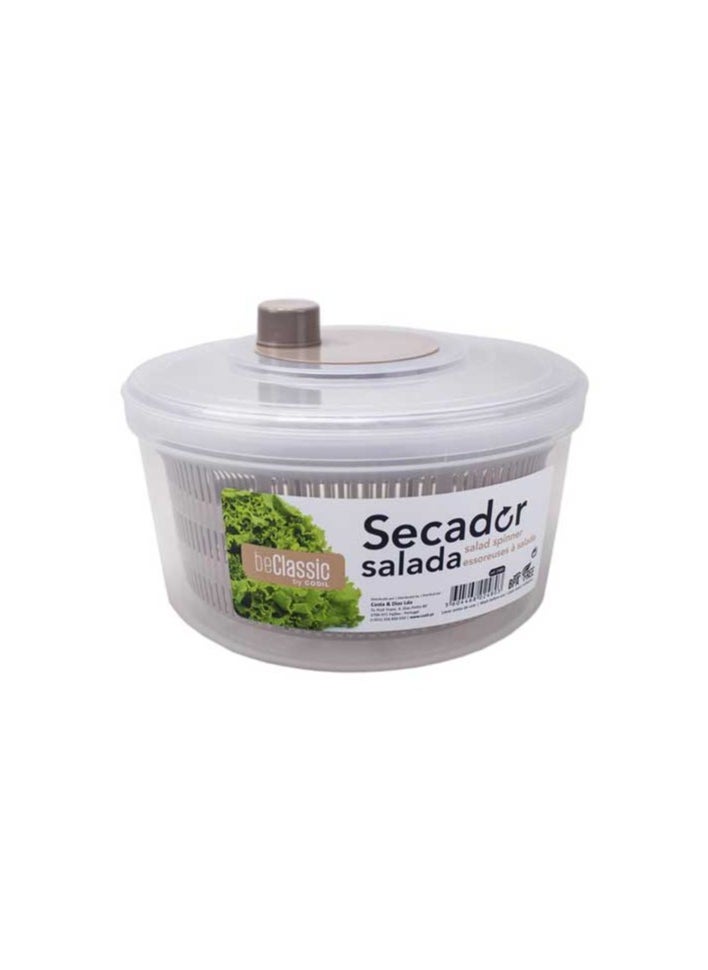 Codil Codil Salad Spinners, Large 4L Salad Rotary Vegetable Washer with Bowl, Colander Quick and Easy Multi-Use  - Image 5