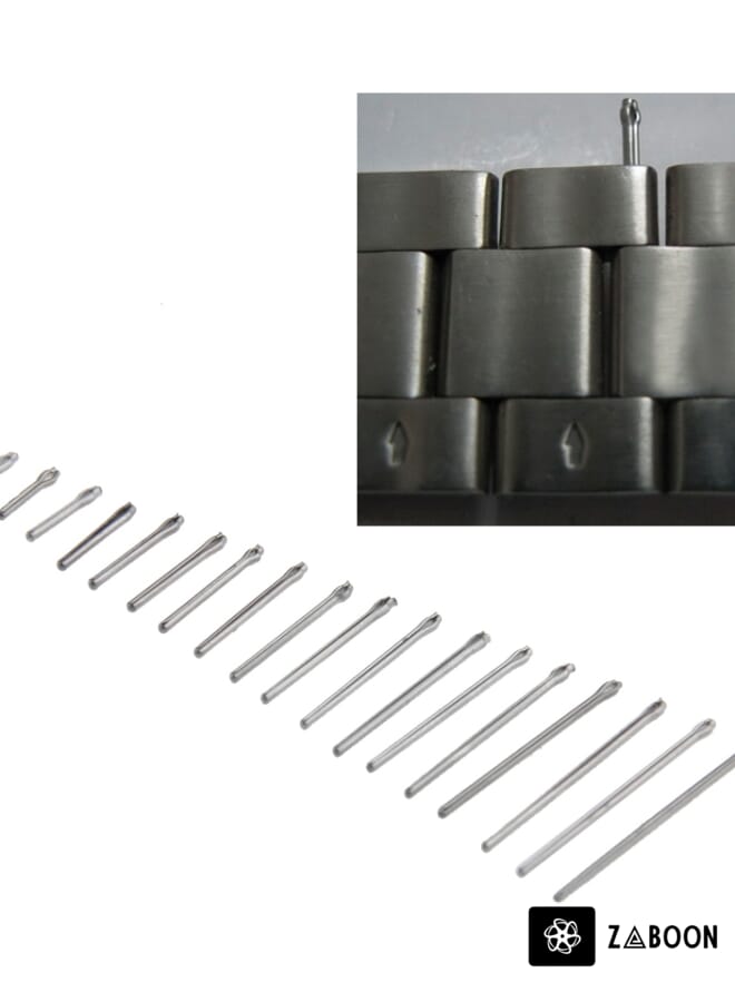 Zaboon 6-23mm Watch Band Watch Fittings Steel Fixing Shaft / Strap Axis Watch Repair Tool - Image 1