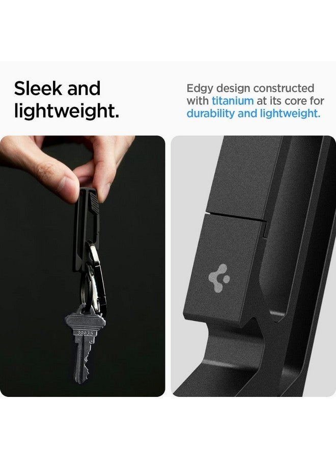 Spigen حلقة مفاتيح سبجن ميتال فيت [فتاحة زجاجات] [مشبك مفاتيح] للرجال والنساء - أسود - Image 4