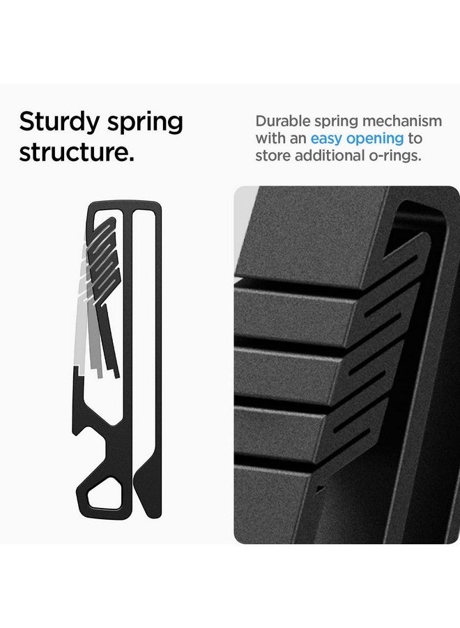 Spigen حلقة مفاتيح سبجن ميتال فيت [فتاحة زجاجات] [مشبك مفاتيح] للرجال والنساء - أسود - Image 5
