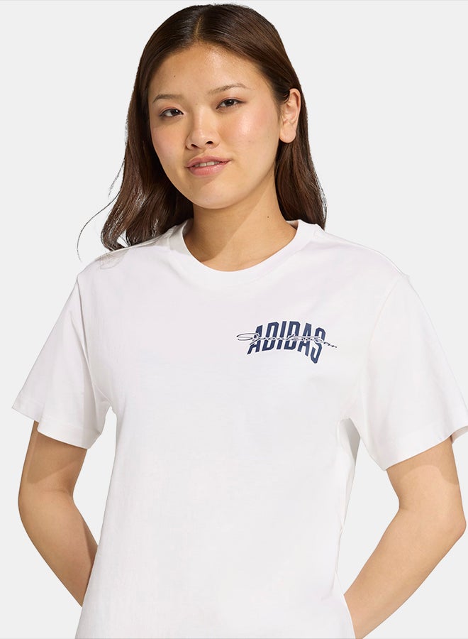 Adidas Collegiate Graphic T-Shirt - Image 4