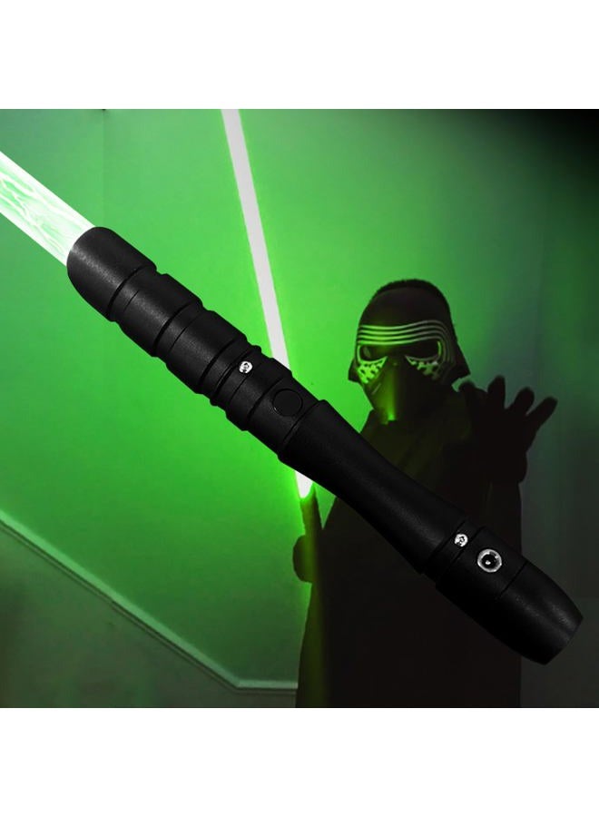 YDDSABER Lightsaber Black hilt Series,Jedi Sith Classic Led Light Saber Aluminum Hilt,Smooth Swing,Blaster,Locking Types,Support Realistic Dueling Battle(38.2inch-Green) - Image 1