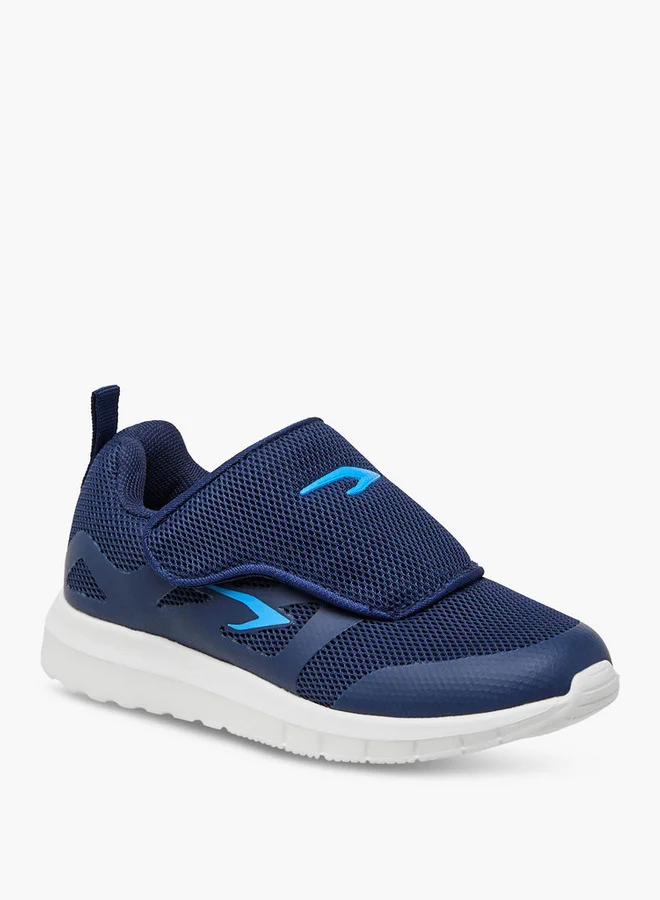 Dash Textured Sports Shoes with Hook and Loop Closure