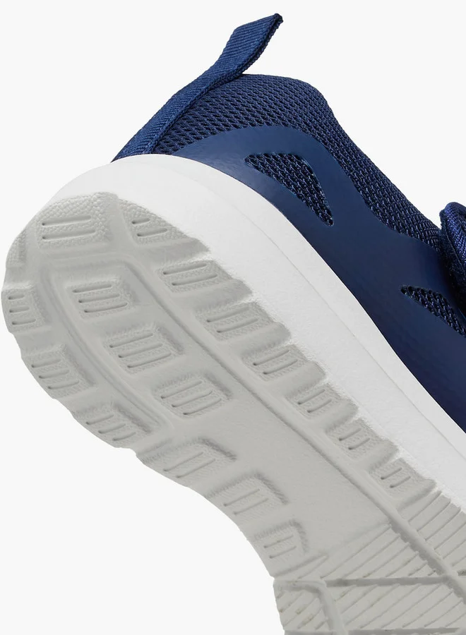 Dash Textured Sports Shoes with Hook and Loop Closure