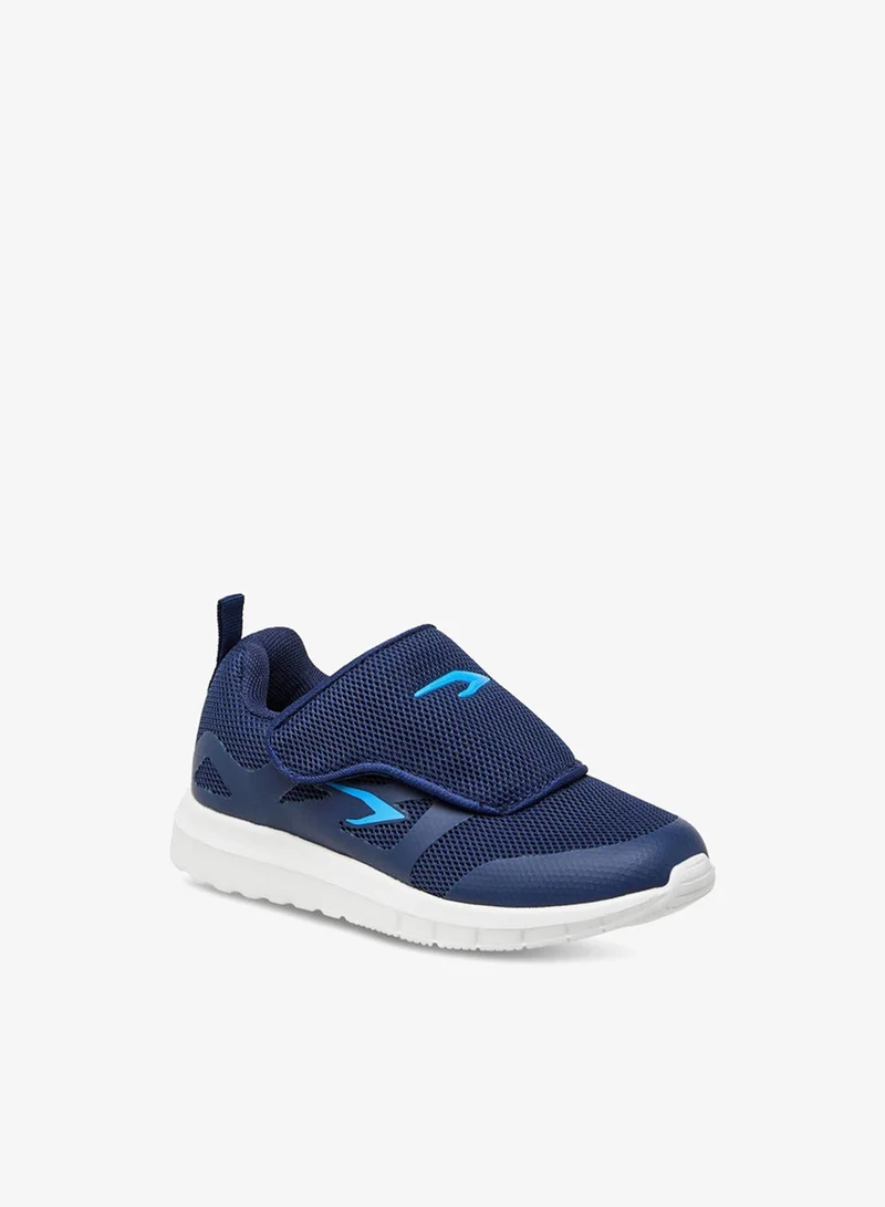 Dash Textured Sports Shoes with Hook and Loop Closure