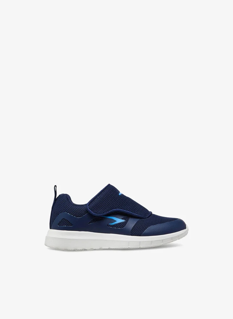 Dash Textured Sports Shoes with Hook and Loop Closure