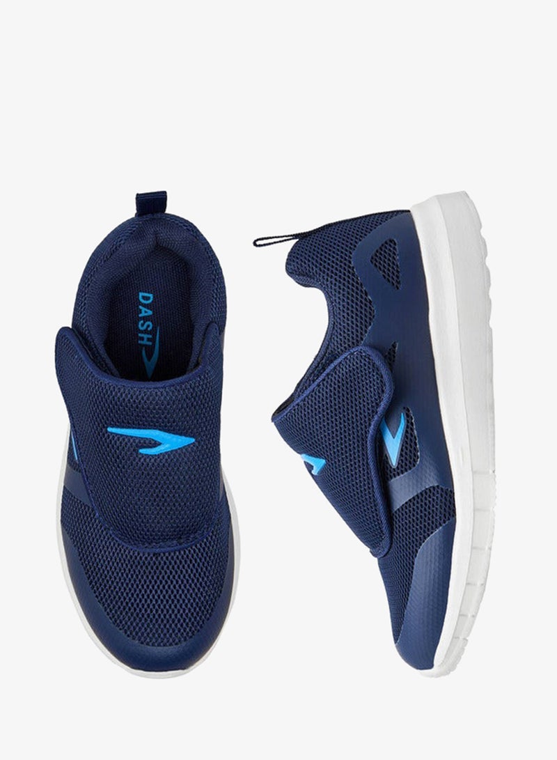 Dash Textured Sports Shoes with Hook and Loop Closure - Image 3
