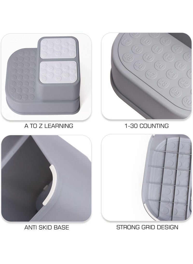 Eazy Kids Eazy Kids - Step Stool - Grey  - Image 2