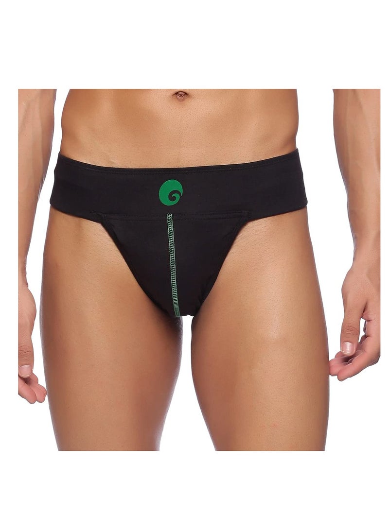 omtex Athletic Neo Stretchable Supporter Back Covered with Cup Pocket, Ideal for Workout and Sports Quick Dry Moisture Wicking Underwear - Image 1