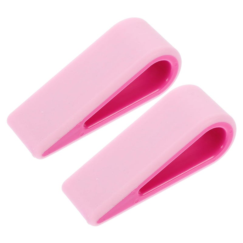 2pcs Adjustable Laptop Stand Notebook Computer Holder Mini Cooling Radiator Rosy - Image 2