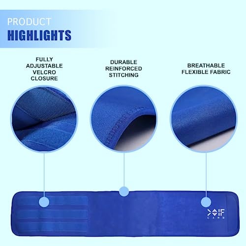 COIF Premium Sweat Waist Trimmer for Women and Men - Abdominal Belt After Delivery - Tummy Shaper - Body Shaper for Exercise & Workout, Stomach Fitness (Free Size) - Image 4