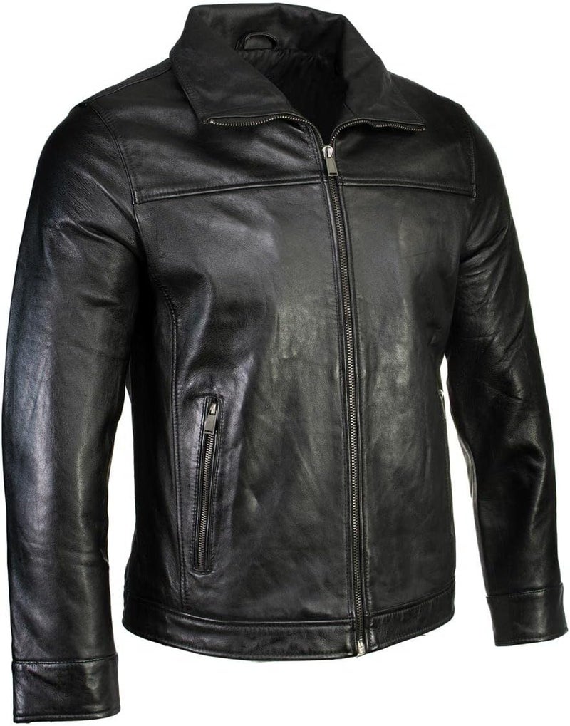 Milwaukee Leather Men's Premium Black Leather Jacket - Image 1