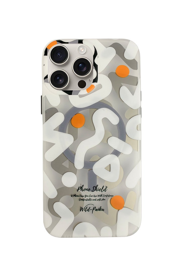 PAIKA Luxury Case Cover For iPhone 13 Pro Max MagSafe Magnetic Phone Case Raised edges around the screen and camera lens help prevent scratches - multicolor - Image 1