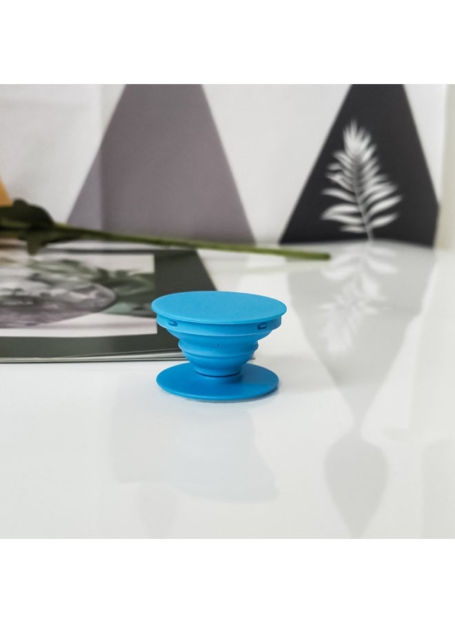 Generic - Cartoon Airbag Bracket Special-shaped Acrylic Printing Custom Desktop Lazy Telescopic Painted Epoxy Airbag Bracket-Color:Round Plane-sky Blue (Environmentally Friendly Material)-Style:Bare Bracket-surface Cover With Acrylic Adhesive (double-sided Adhesive) - Image 1