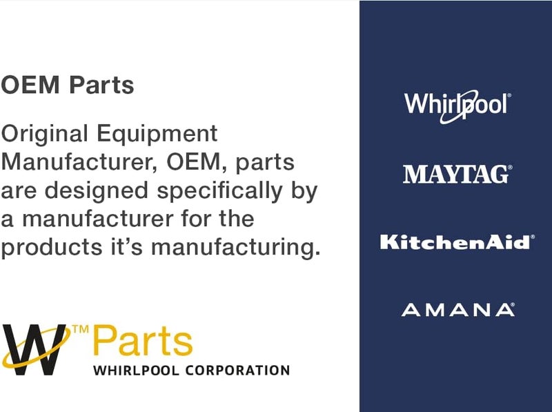 Whirlpool مجموعة قفل باب الغسالة Whirlpool WPW10482836 OEM - Image 4