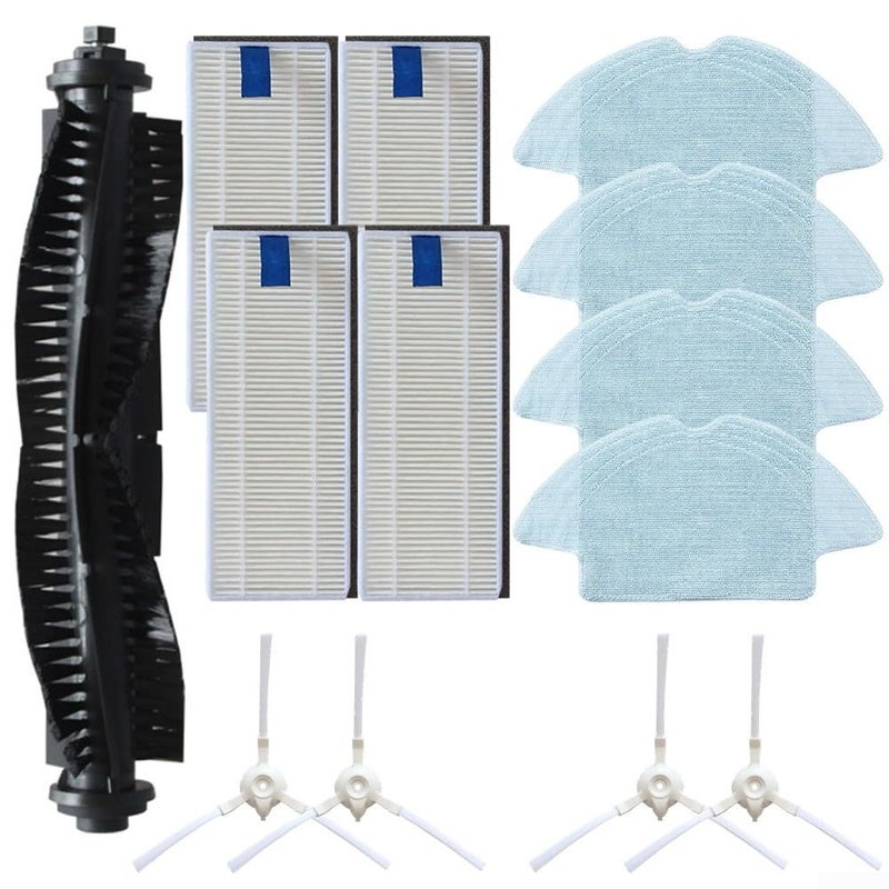 Replacement Brush Filter and Mop Cloth Kit Size A for Pet Hair and Dirt Removal - Image 2