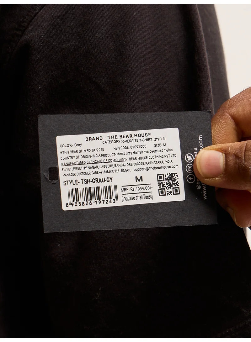 THE BEAR HOUSE  Men’s Short Sleeve T-Shirt | Casual, Comfortable & Stylish Everyday Wear | Perfect for Work, Travel, or Relaxed Outfits | Versatile All-Season Essential for Any Occasion for Men | Best Price UAE