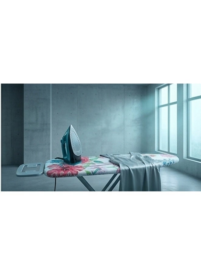 غطاء لوح الكي 140×50 سم - بنقشة فلامنجو، مقاوم للحرارة، قماش ناعم، أشكال عشوائية وألوان زاهية - Image 5