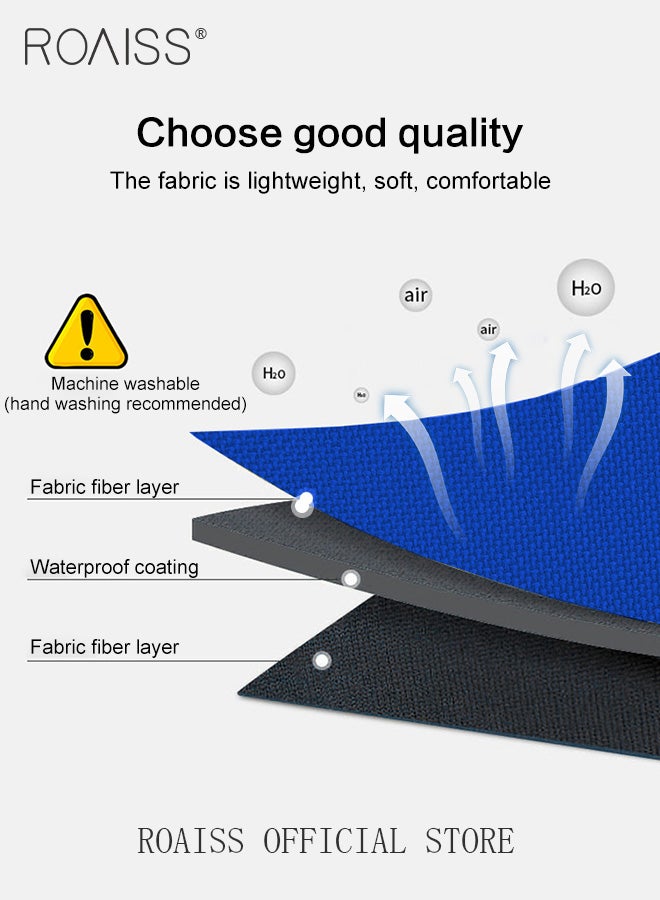 رويس حقيبة ظهر زرقاء للأطفال في مرحلة ما قبل المدرسة، حقيبة ظهر خفيفة الوزن لطيفة ورائعة لمرحلة رياض الأطفال للأولاد والبنات، حقيبة طلابية أنيقة غير رسمية بألوان زاهية ومقاومة للماء مع شعار دب مخيط - Image 5