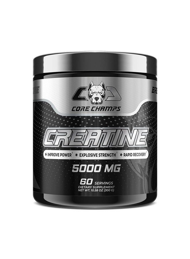 Core Champs Creatine for Men & Women | 5000mg 100% Pure Micronized Creatine | No Fillers or Additives | Power, Strength, Recovery | 60 Servings (Unflavored) - Image 1