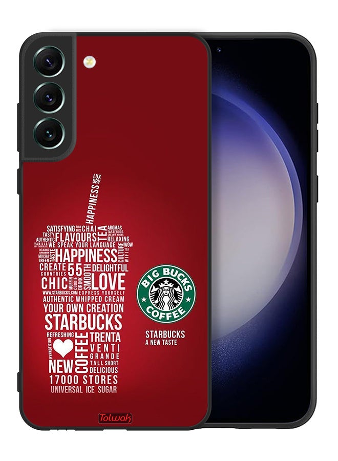 Tolwak Samsung Galaxy S21 FE 5G Protective Case Cover Coffee Sticker - Image 2