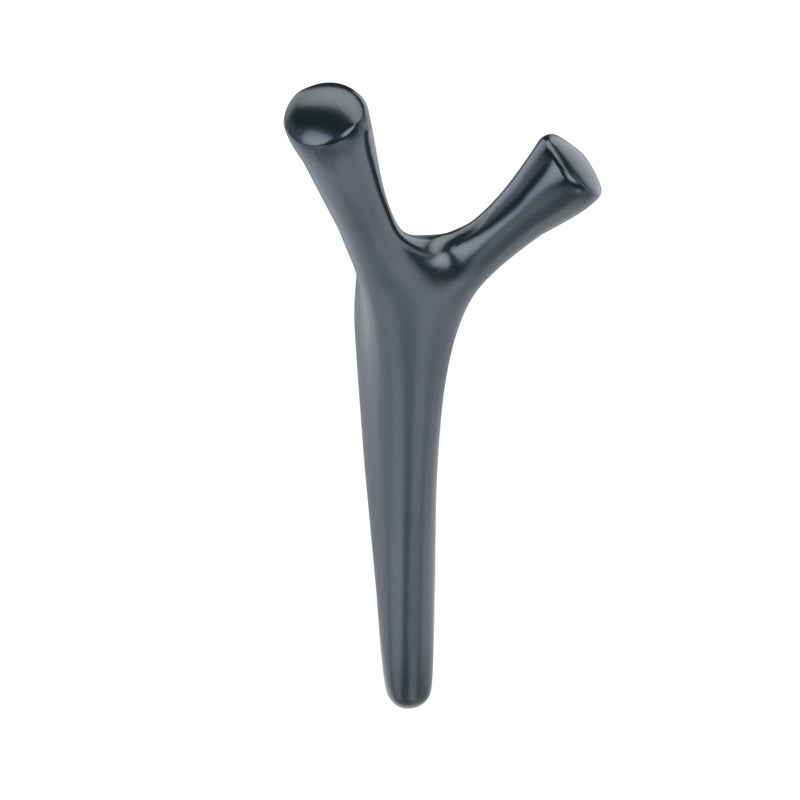 Amerock HBX37017MB Kodiak Double Prong Decorative Wall Hook Matte Black Hook for Coats Hats Backpacks Bags Hooks for Bathroom Bedroom Closet Entryway Laundry Room Office - Image 2