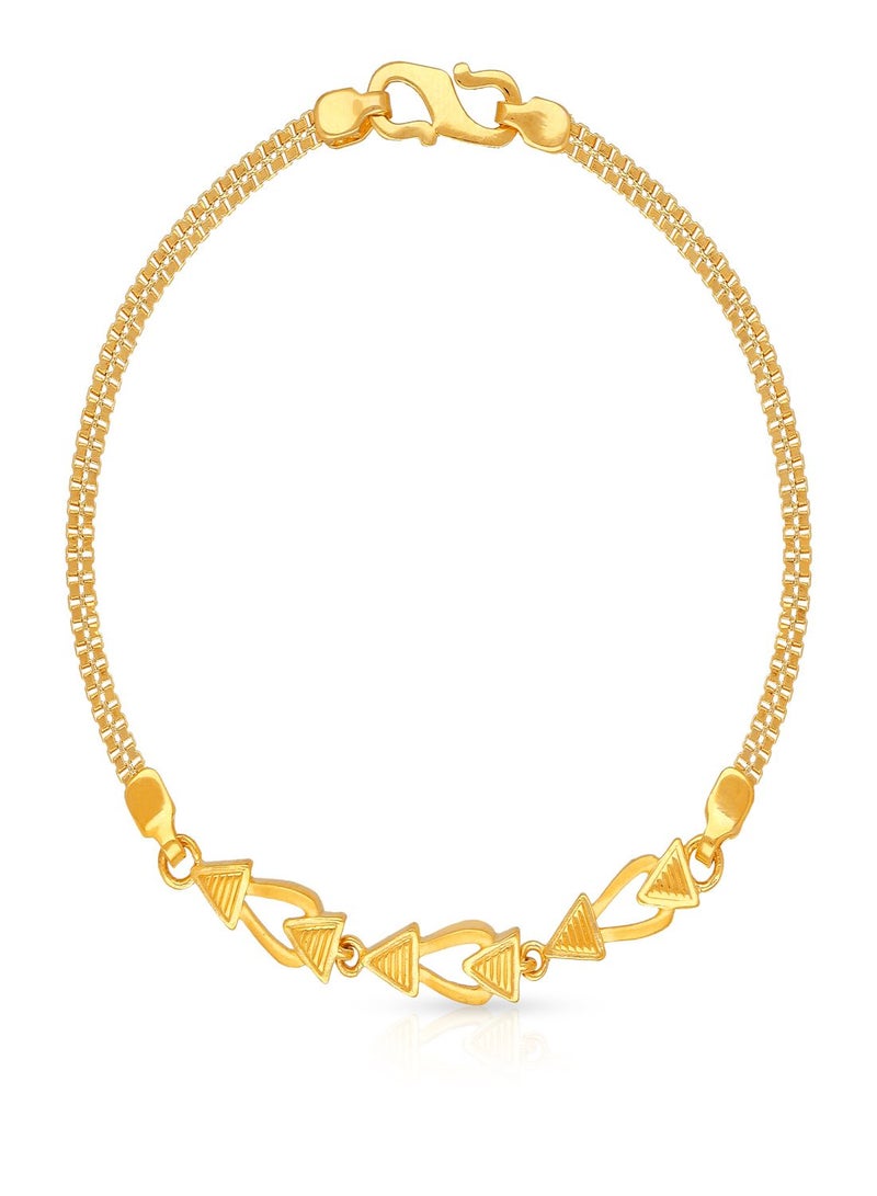Malabar Gold and Diamonds 22 KT 916 Purity Gold Bracelet DZBR389  - Image 1