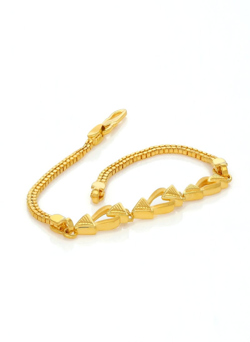 Malabar Gold and Diamonds 22 KT 916 Purity Gold Bracelet DZBR389  - Image 3