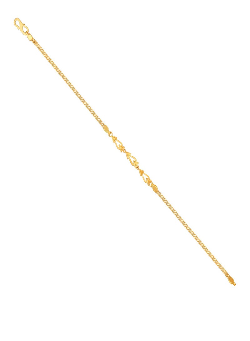Malabar Gold and Diamonds 22 KT 916 Purity Gold Bracelet DZBR389  - Image 2