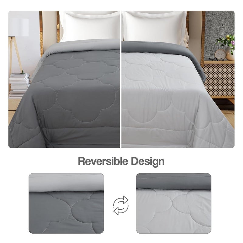 FRESH FROM LOOM FRESH FROM LOOM Summer Collection Solid Plain Micro Fibre Comforter Premium Reversible Dohar Double Weaved Quilt Double Bed Light Duvet Skin Friendly 90x100 in TC 200  - Image 3