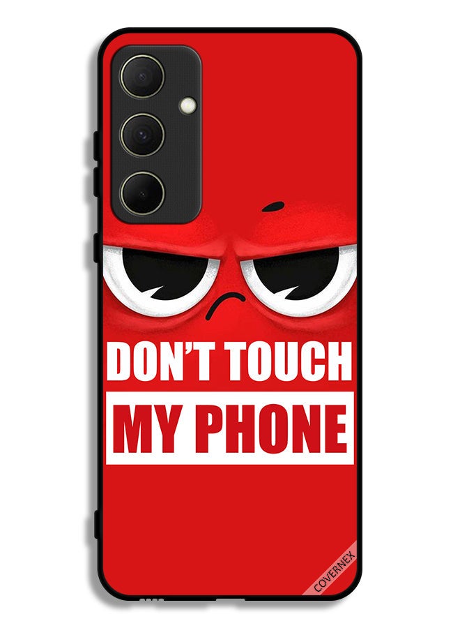 Covernex Samsung Galaxy A35 5G Protective Case Cover Don't Touch My Phone - Image 1